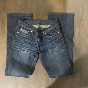 LA Idol junior size 9 bootcut jeans approx 33” inseam